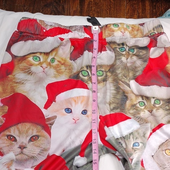 Christmas Kittens men's sweatpants size XL - Picture 11 of 15
